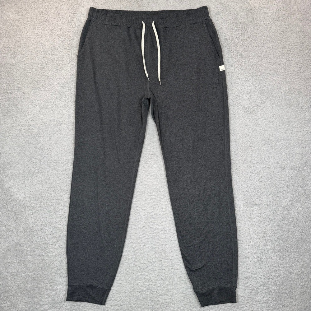 Vuori Performance Jogger Charcoal Heather Grey VW303-L XL Stretch Athletic Pants